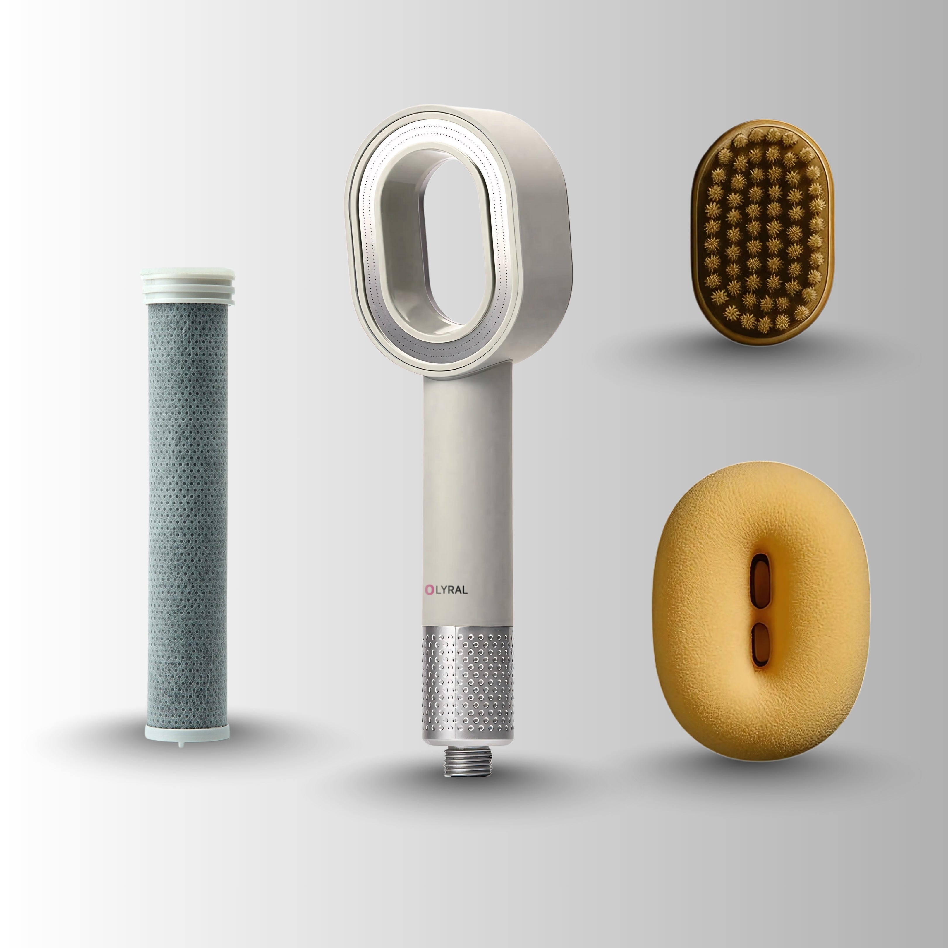 The Grey Filtered Showerhead